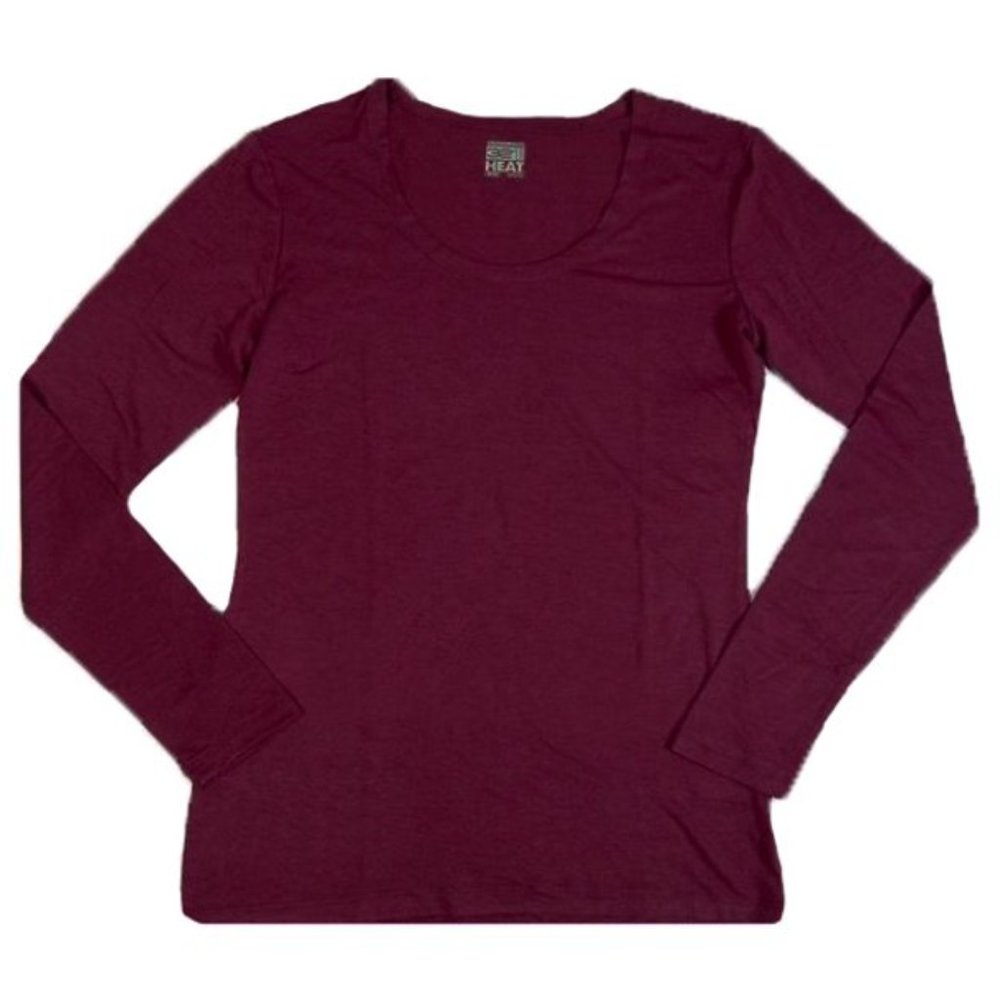 32° Heat Base Layer Long-Sleeve Top Burgundy